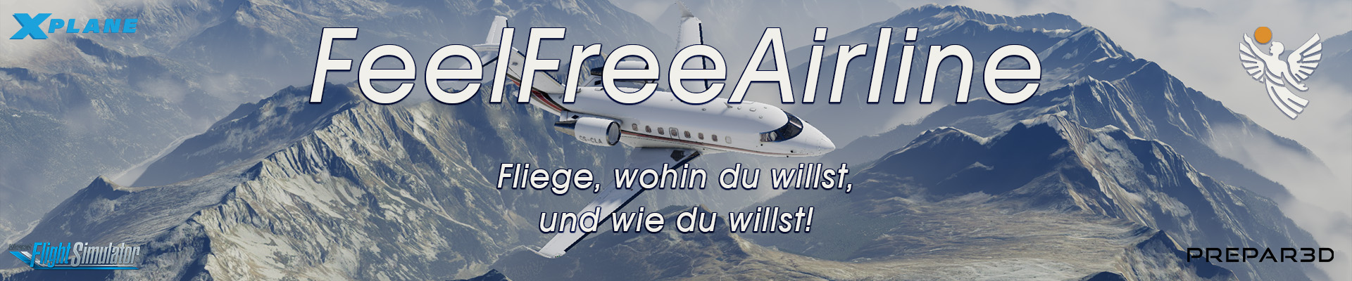 FeelFreeAirline – Virtuelle Airline Community für MSFS 2024, X-Plane 12 und Prepar3D